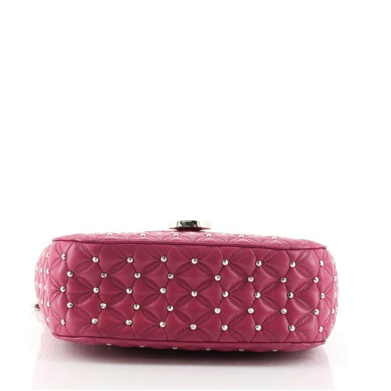 Bvlgari Divas Dream Bag Quilted Leather Medium In Good Condition In NY, NY