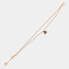 Bvlgari Divas' Dream  Carnelian 18k Rose Gold Bracelet M/L