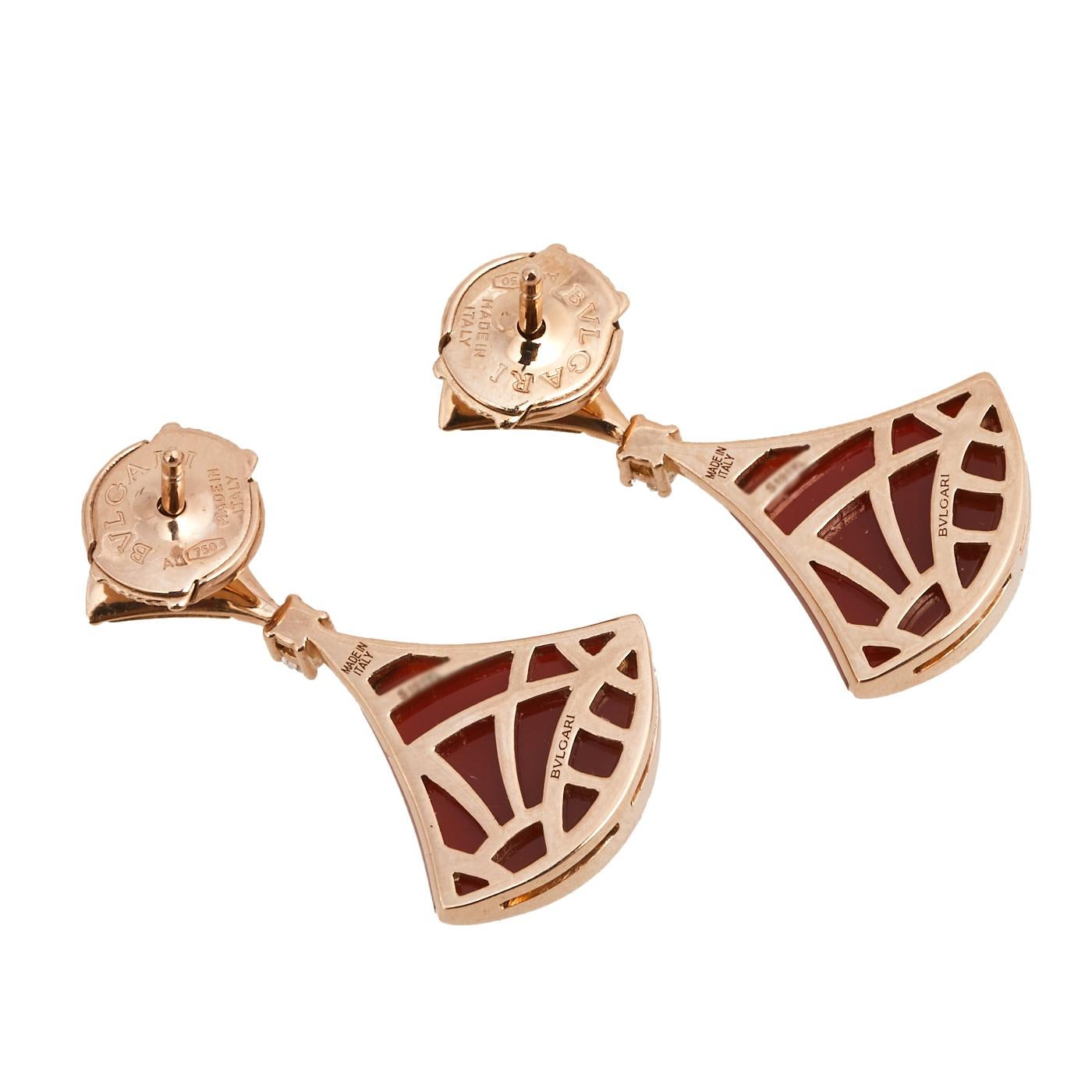 bvlgari diva dream earrings