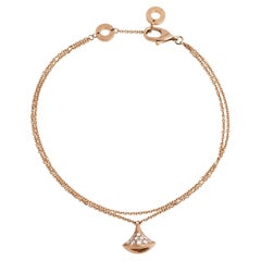 Bvlgari Divas' Dream Diamond 18K Rose Gold Bracelet M/L