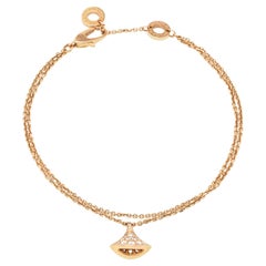 Used Bvlgari Divas' Dream Diamond 18k Rose Gold Bracelets SM