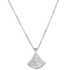 Bvlgari Divas' Dream Diamond 18K White Gold Pendant Necklace