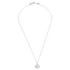 Bvlgari Divas' Dream Diamond 18K White Gold Pendant Necklace