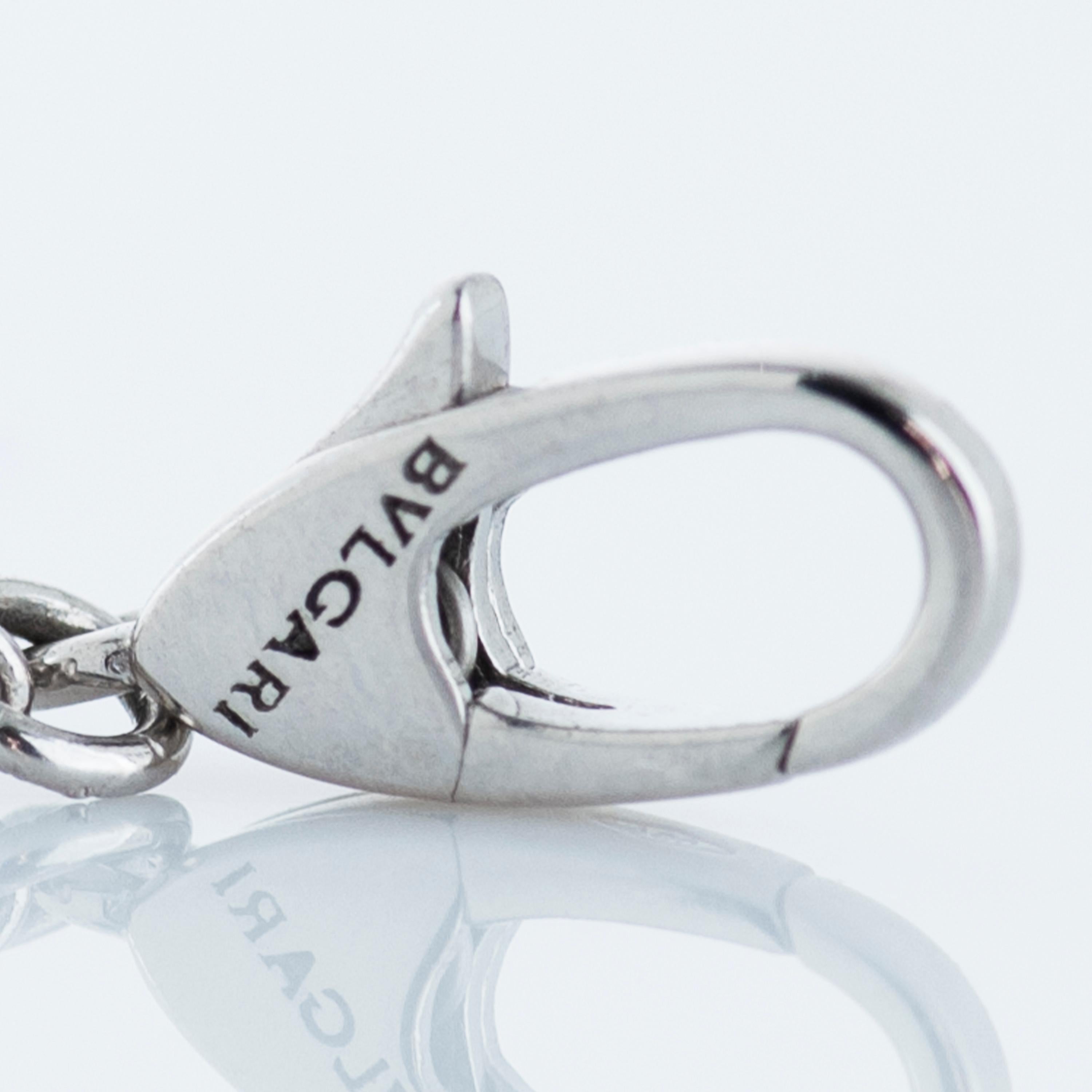 Bvlgari Diva''s Dream Diamant-Fächer-Anhänger-Armband aus 18 Karat Weißgold im Zustand „Hervorragend“ in Philadelphia, PA