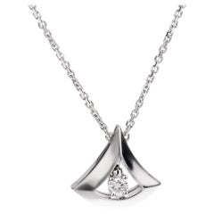 Bvlgari Divas Dream Collier pendentif en or blanc et diamants