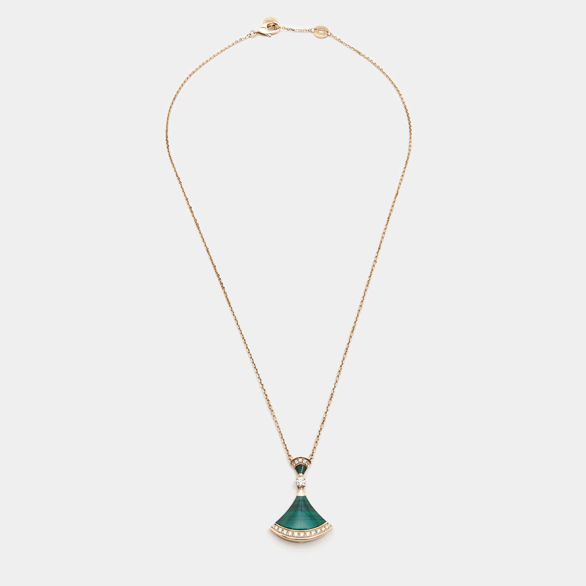 bvlgari divas dream necklace green