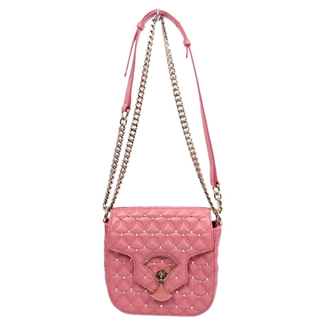 Bvlgari Divas
 Dream Medium Quilted Leather Crossbody Bag For Sale