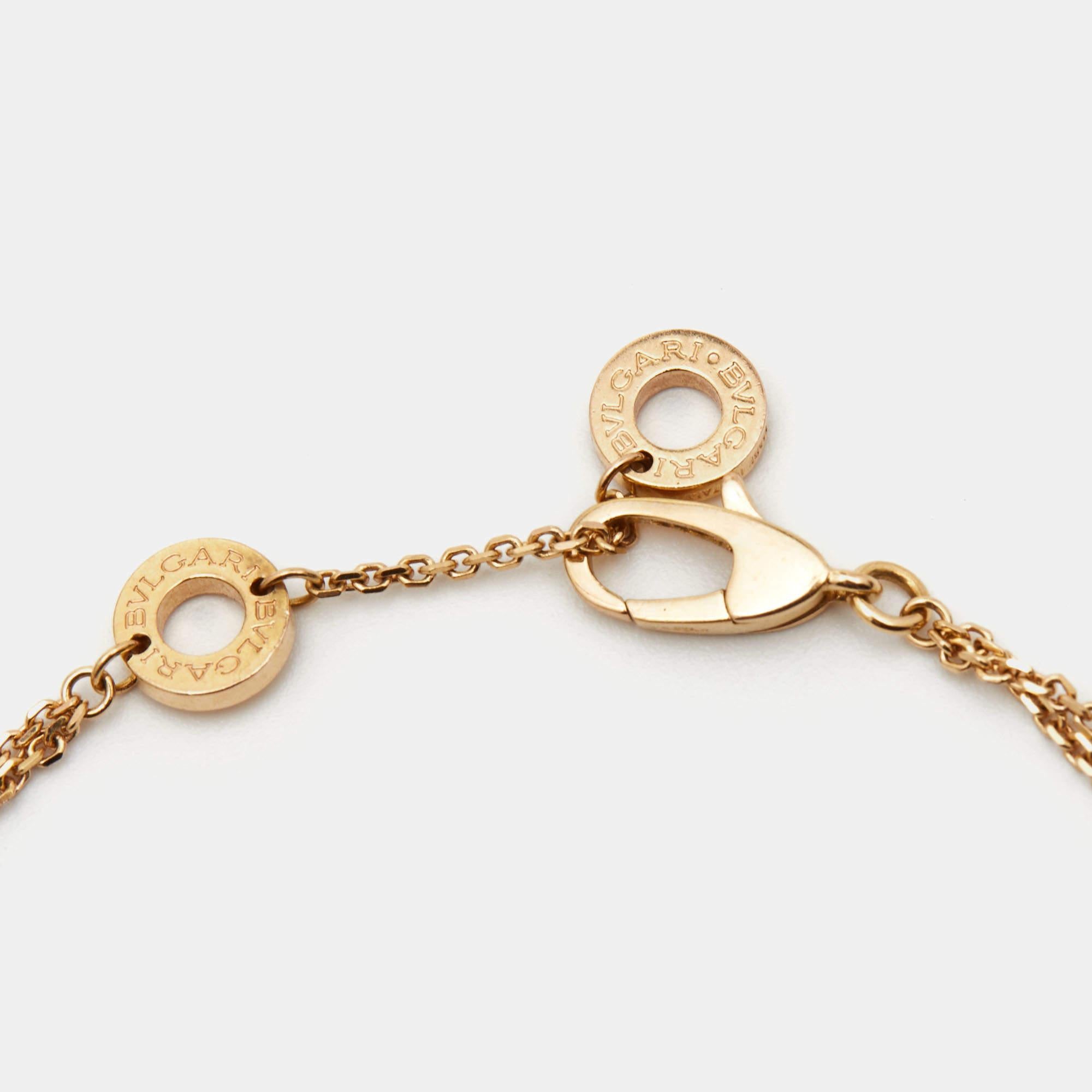 Bvlgari Divas' Dream Mother of Pearl 18k Rose Gold Bracelet 1