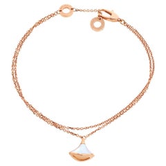 Bvlgari Divas' Dream Mother of Pearl 18K Rose Gold Bracelet SM