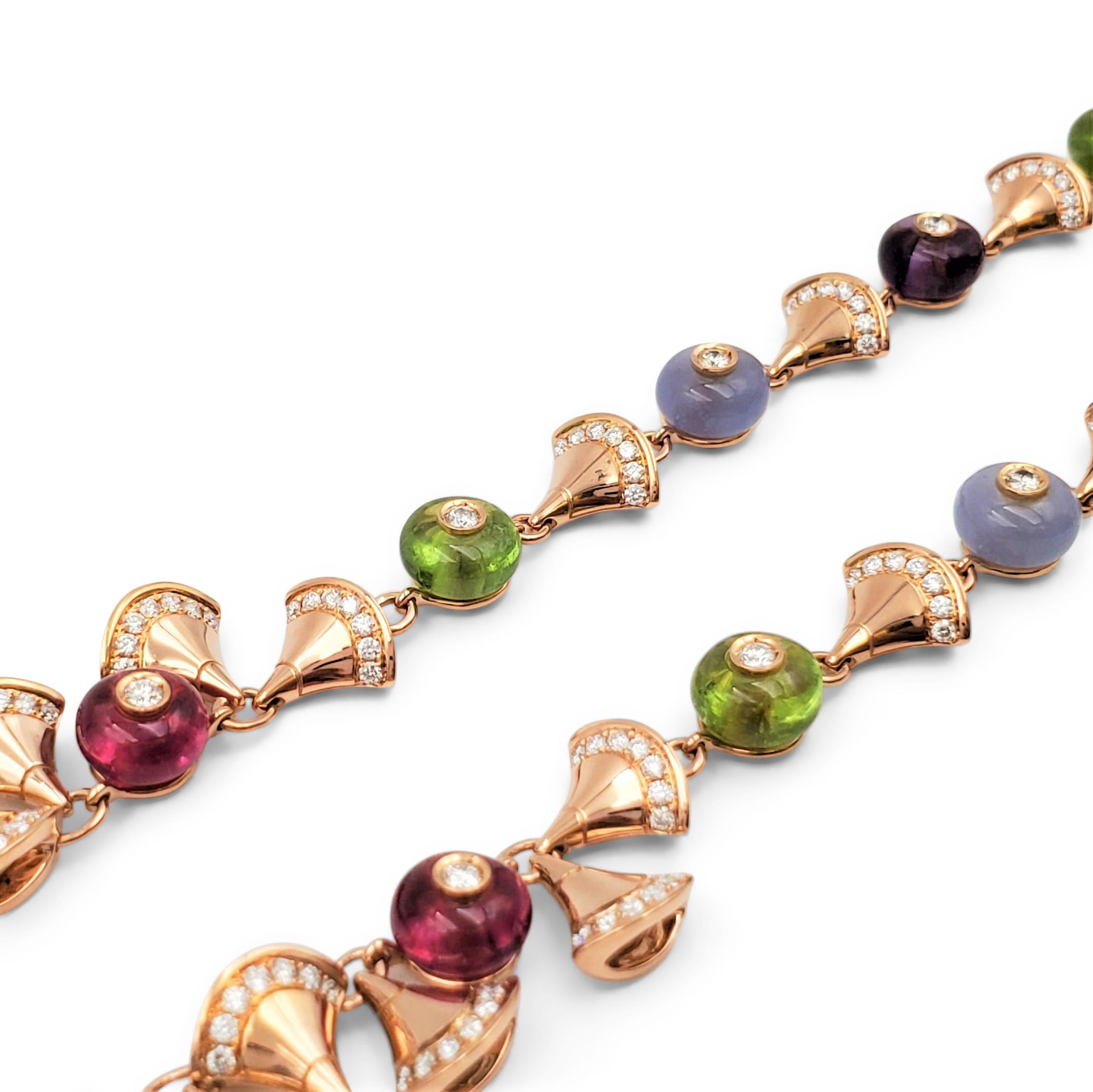 Bvlgari 'Diva's Dream' Multi-Gemstone and Diamond Necklace 1