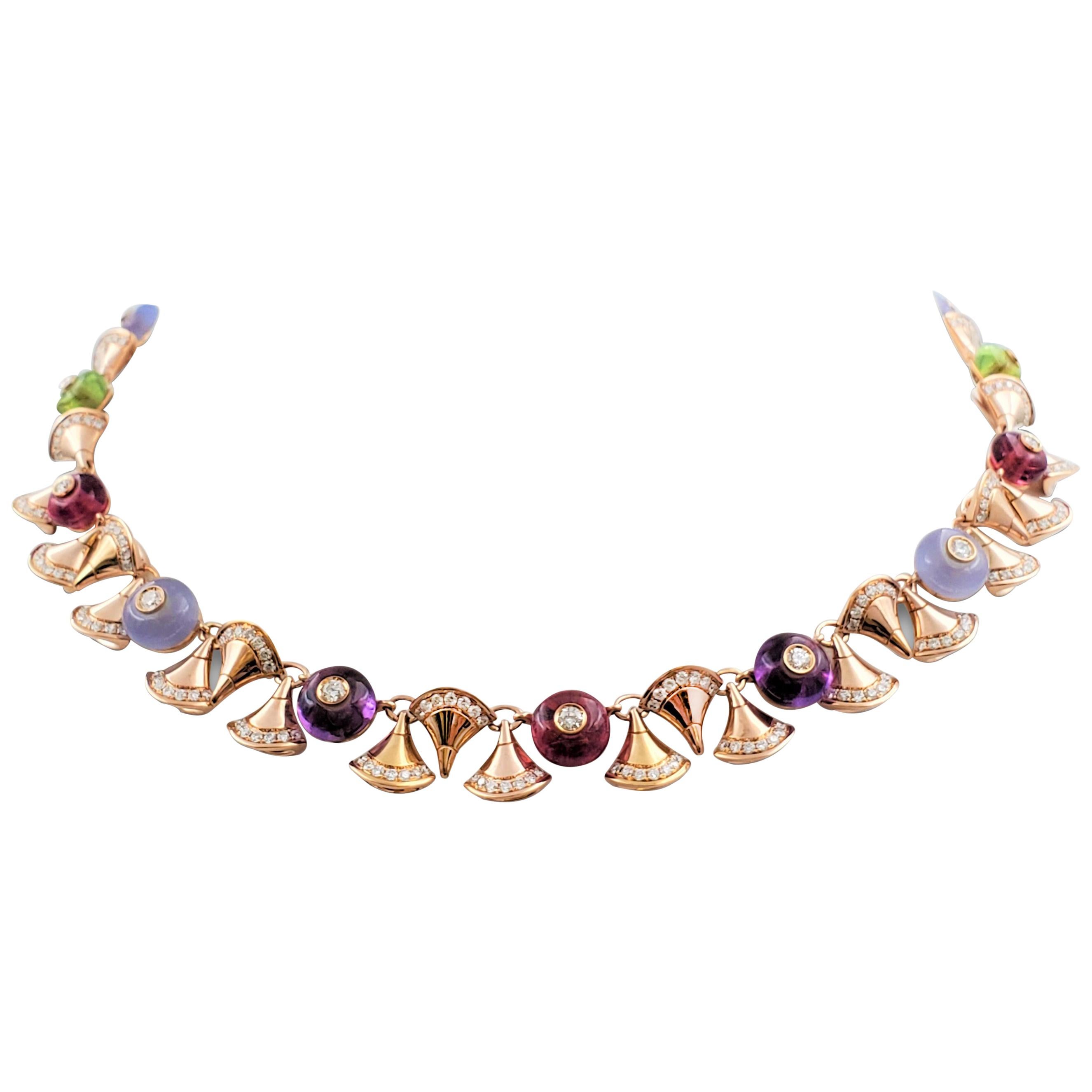 Bvlgari 'Diva's Dream' Multi-Gemstone and Diamond Necklace