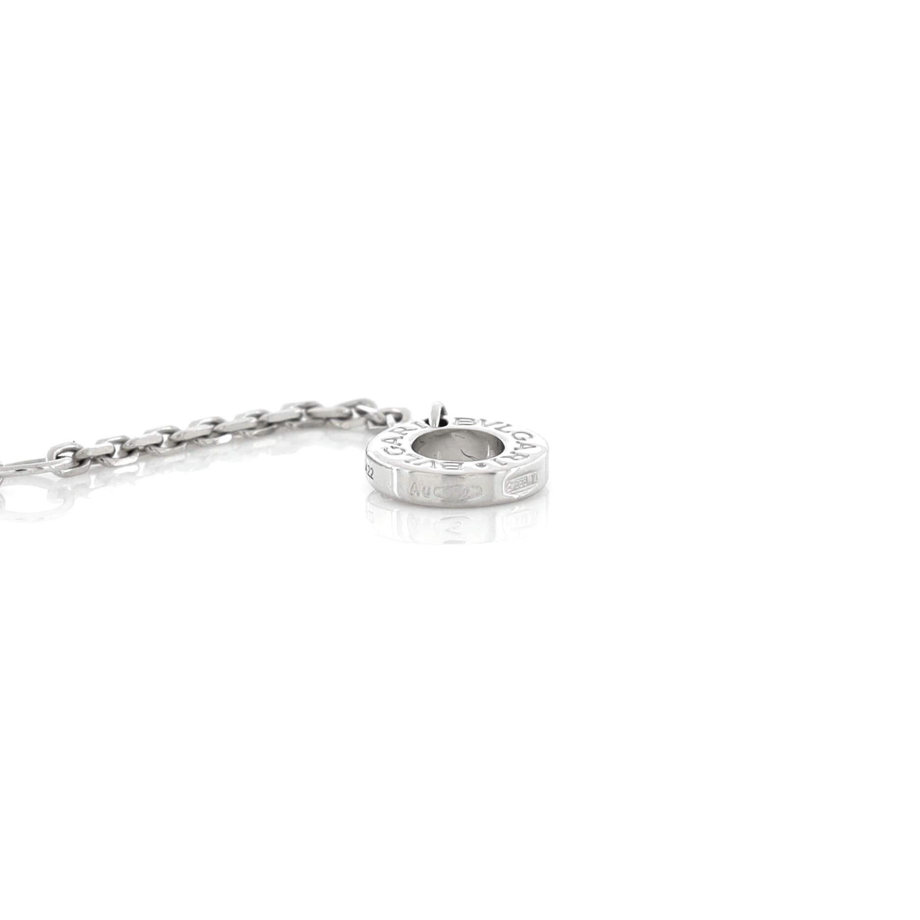 Bvlgari Divas' Dream Anhänger Halskette aus 18 Karat Weißgold mit Diamanten groß 1