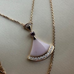 BVLGARI Divas’ Dream Pink Opal Diamond Necklace