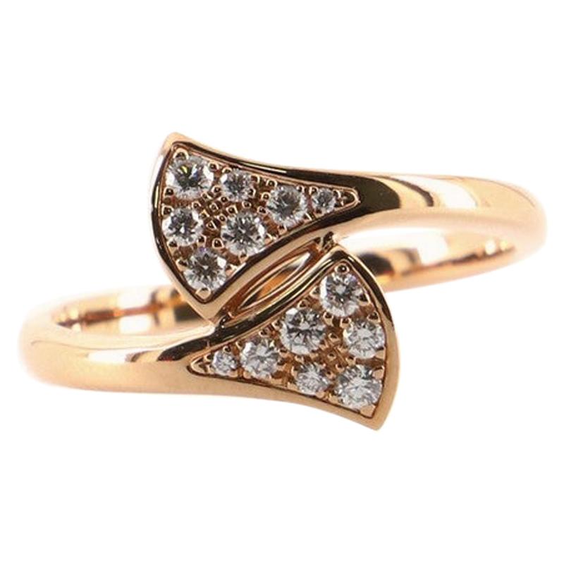 Bvlgari Divas Dream Ring 18K Rose Gold with Diamonds