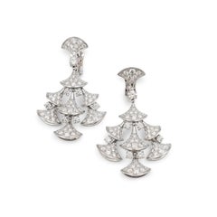 Bvlgari 'Divas' Dream' White Gold and Diamond Earrings