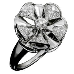 Bvlgari Divas Dream White Gold Diamond Cocktail Ring