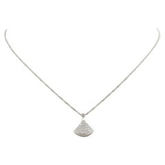 Bvlgari Divas Dream White Gold Diamond Pendant Necklace