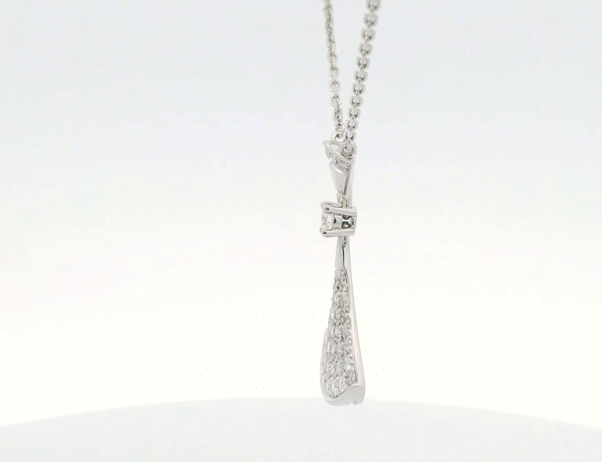 Women's or Men's Bvlgari Diva's dream white gold necklace For Sale