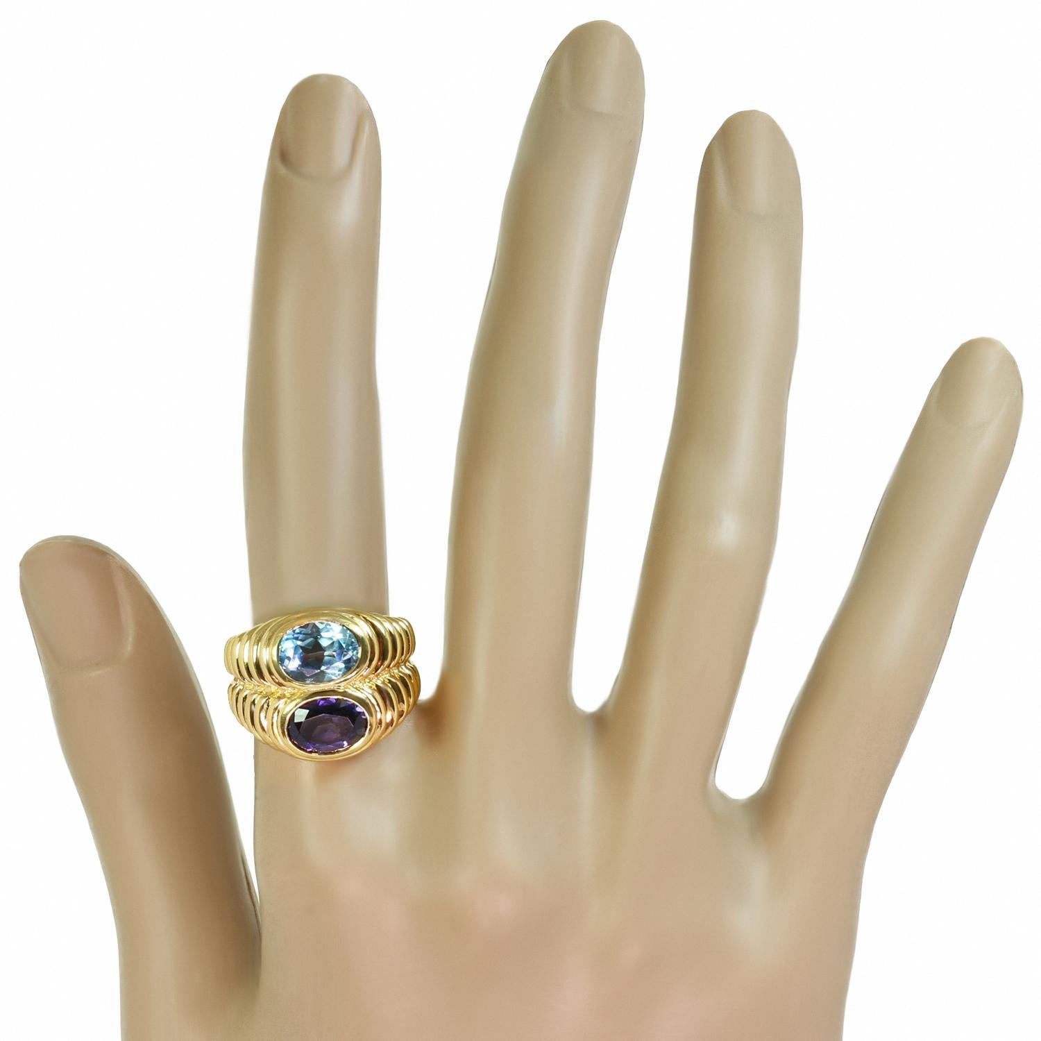 bulgari blue ring