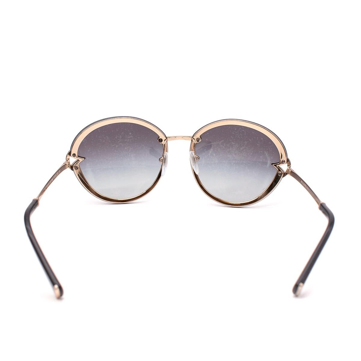 Gafas de sol redondas embellecidas Bvlgari 6101B en venta 2