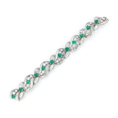 Bvlgari Emerald & Diamond Bracelet