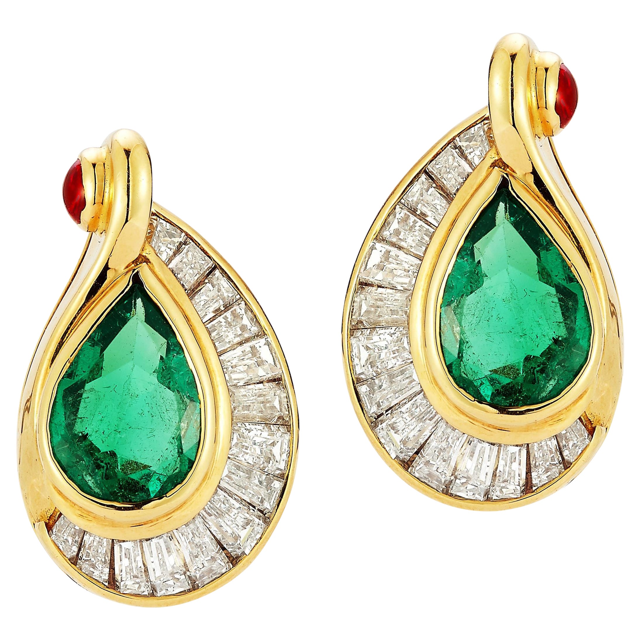 Pendientes Esmeralda Bvlgari