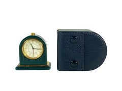 Bvlgari Enameled Desk Alarm Clock in Original Box