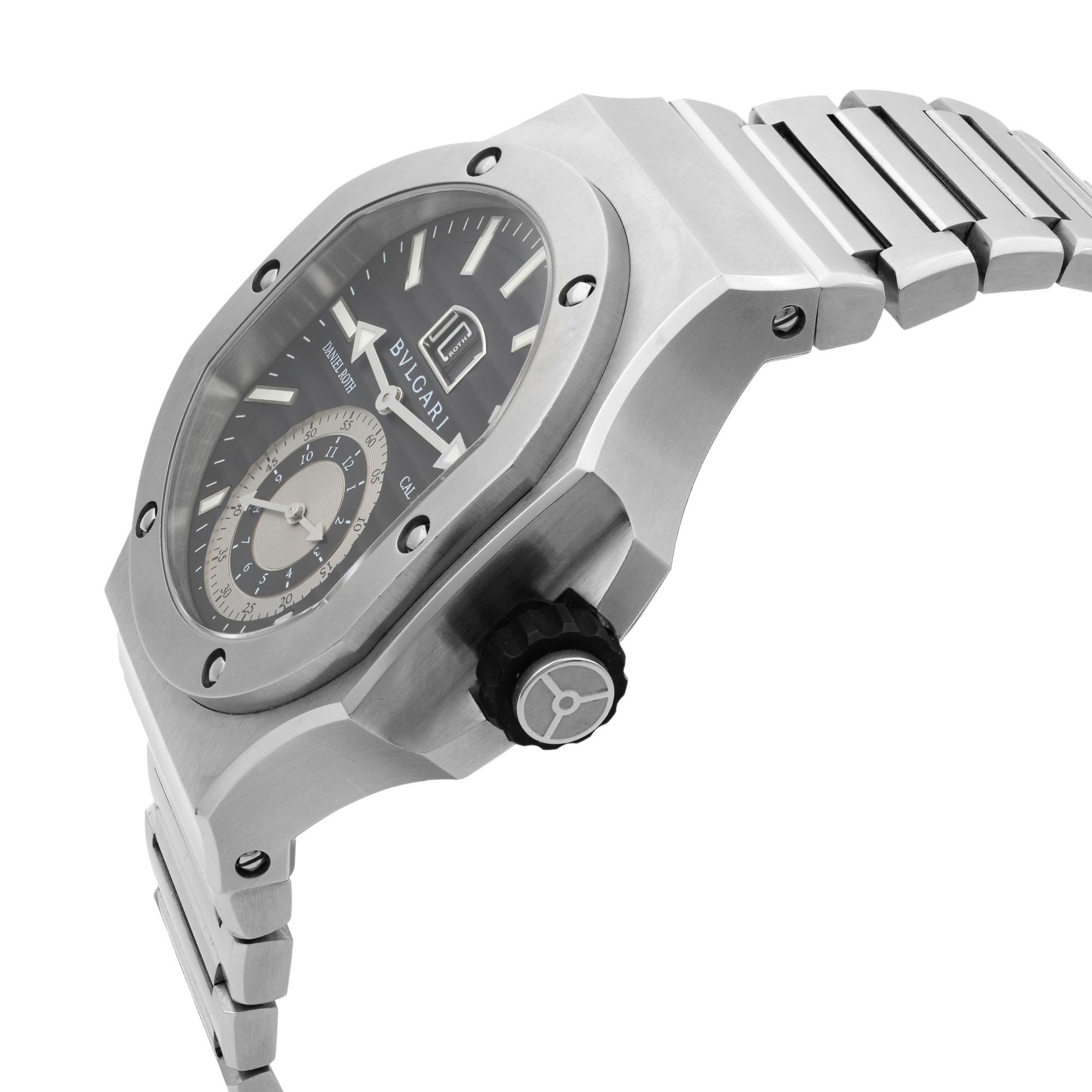 bvlgari endurer chronosprint chronograph stainless steel automatic men's watch