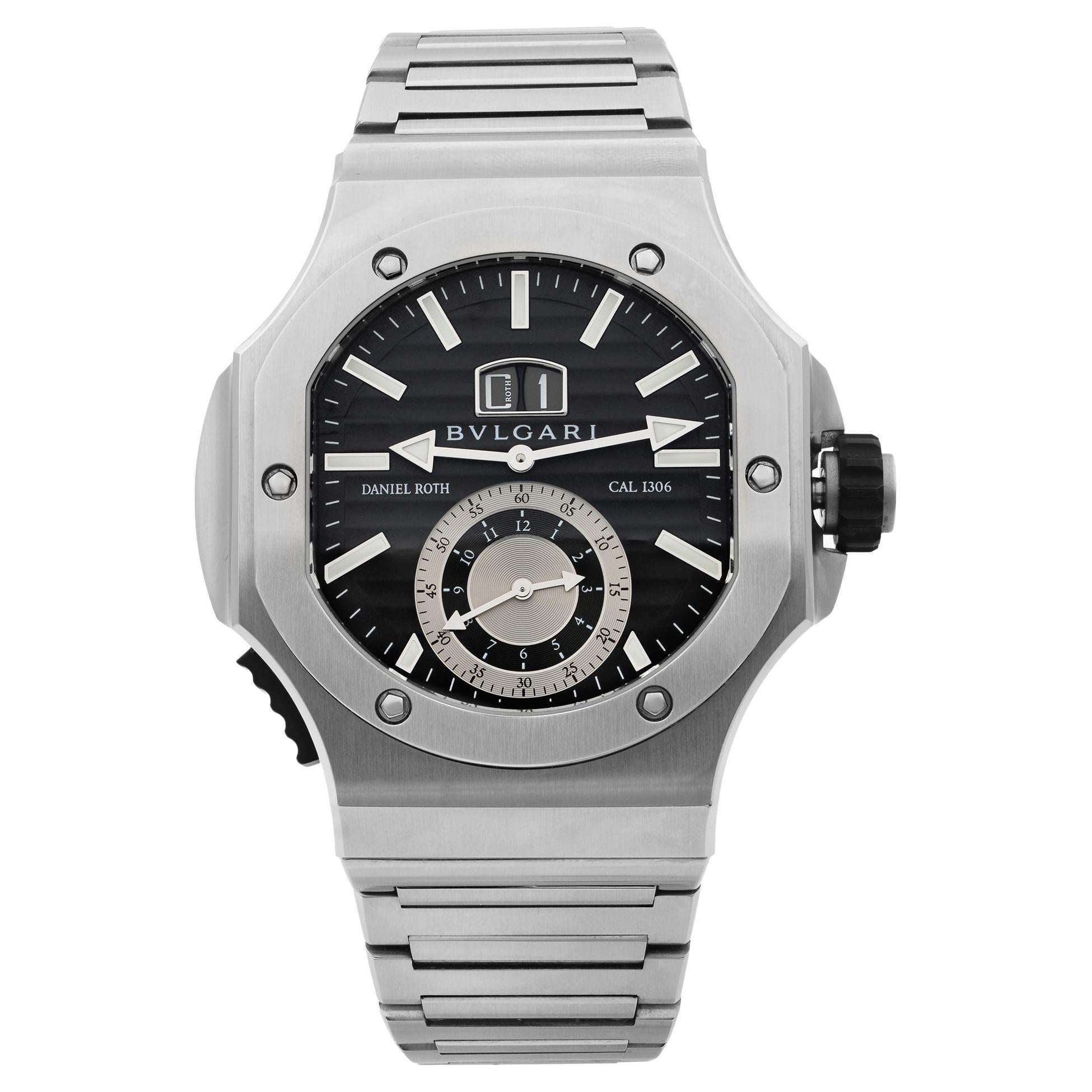 Bvlgari Endurer Chronosprint Daniel Roth Black Dial Automatic Mens Watch 101877