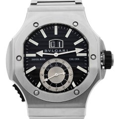 Bvlgari Endurer Daniel Roth Chronosprint Black Dial Automatic Mens Watch 101877