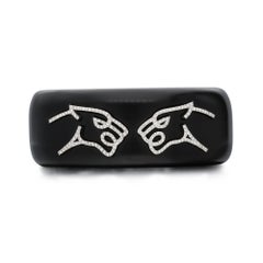 BVLGARI Enigma 14 Karat White Gold Cuff Bracelet