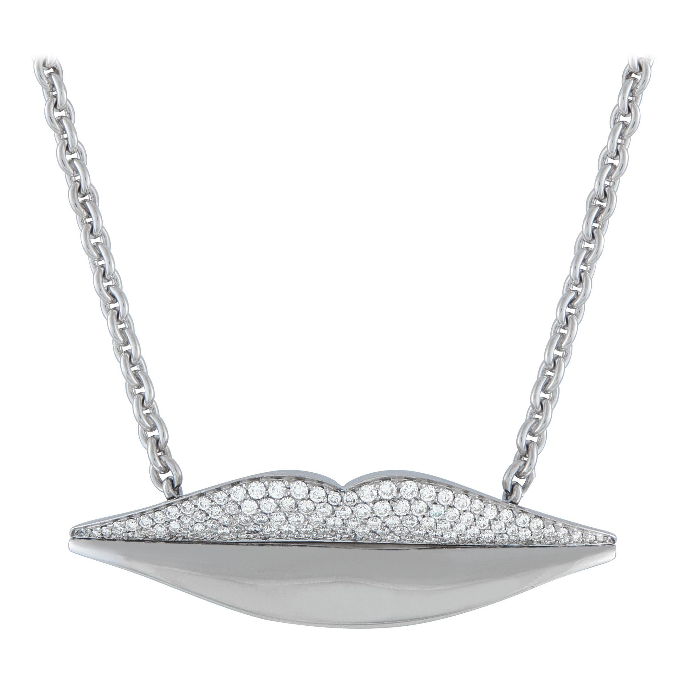 Bvlgari Enigma Collar Colgante Oro Blanco 18K 2.0ct Diamantes BV03-122325 en venta