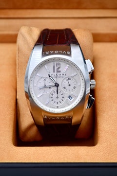 Bvlgari Ergon Chronograph 40mm Steel Box+Papers 2008 Ref: EG 40 S CH