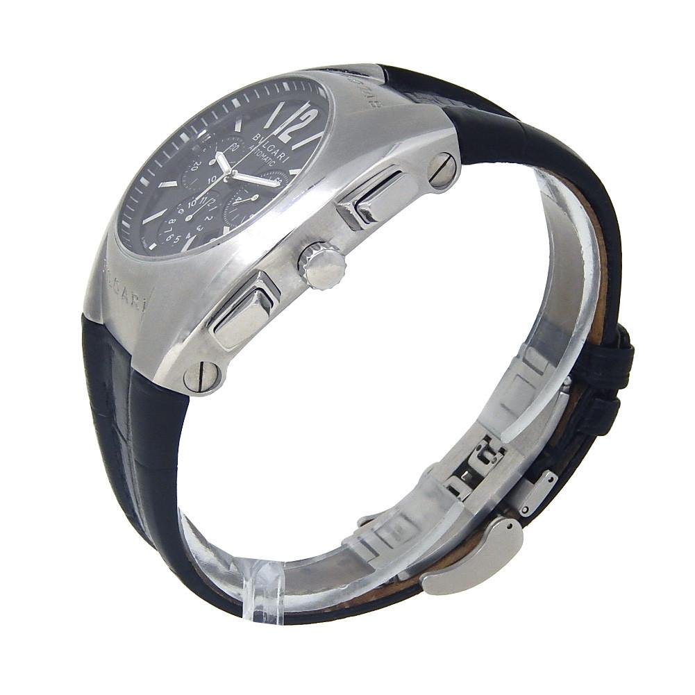 Contemporary Bvlgari Ergon EG 40 SCH, Black Dial, Certified and Warranty