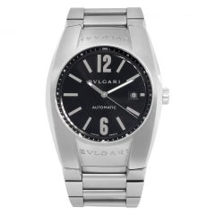 Used Bvlgari Ergon eg40s in Stainless Steel with a Black dial 40mm Automatic watch