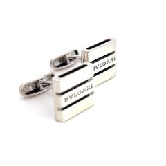 Bvlgari Bulgari Estate Cufflinks Sterling Silver