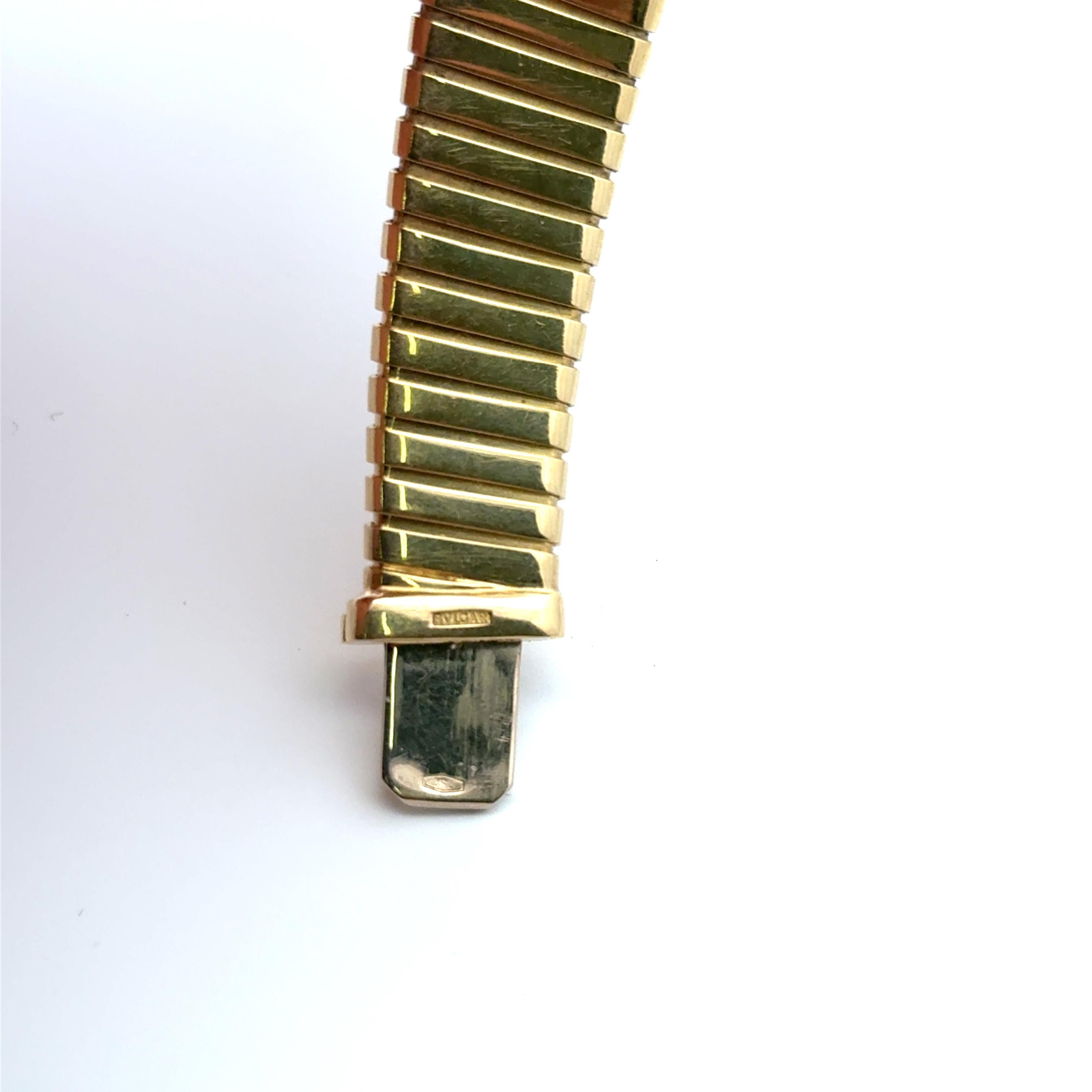 Women's BVLGARI Extremely Rare Graduated Tubogas Necklace For Sale