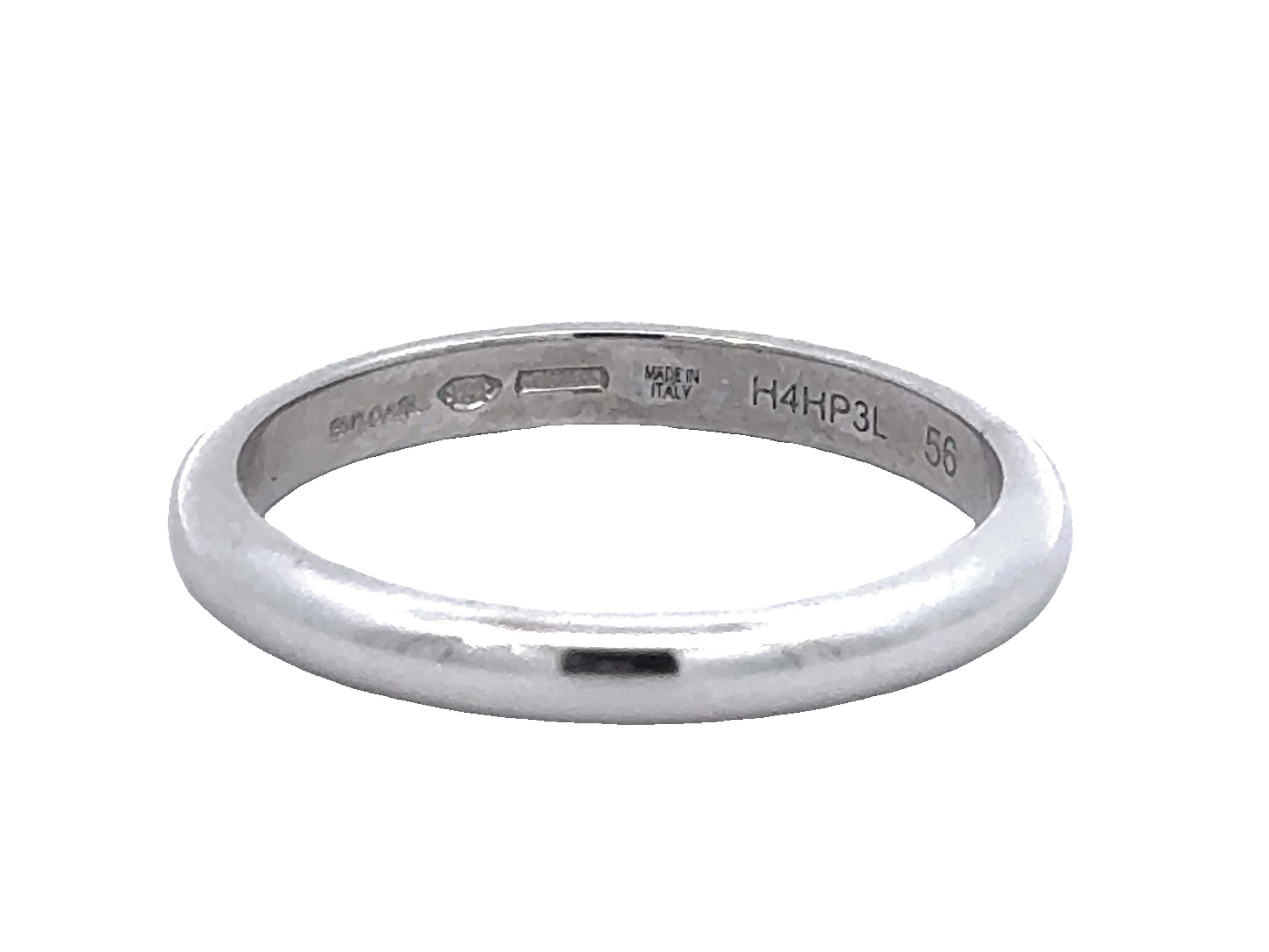 BVLGARI Fedi Ehering BVLGARI 2,7 MM breit im Zustand „Hervorragend“ im Angebot in Honolulu, HI