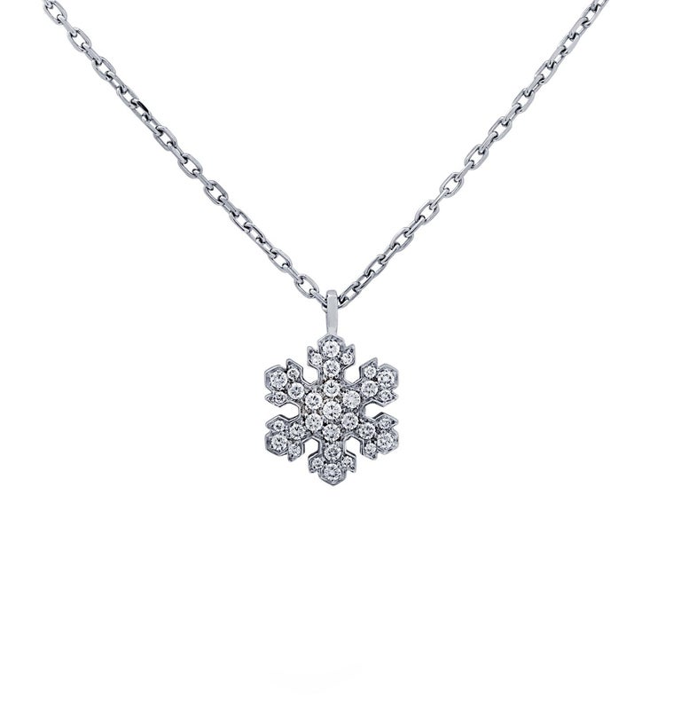 Bvlgari Fiocco di Neve Snowflake Diamond Necklace at 1stDibs | fiocco ...