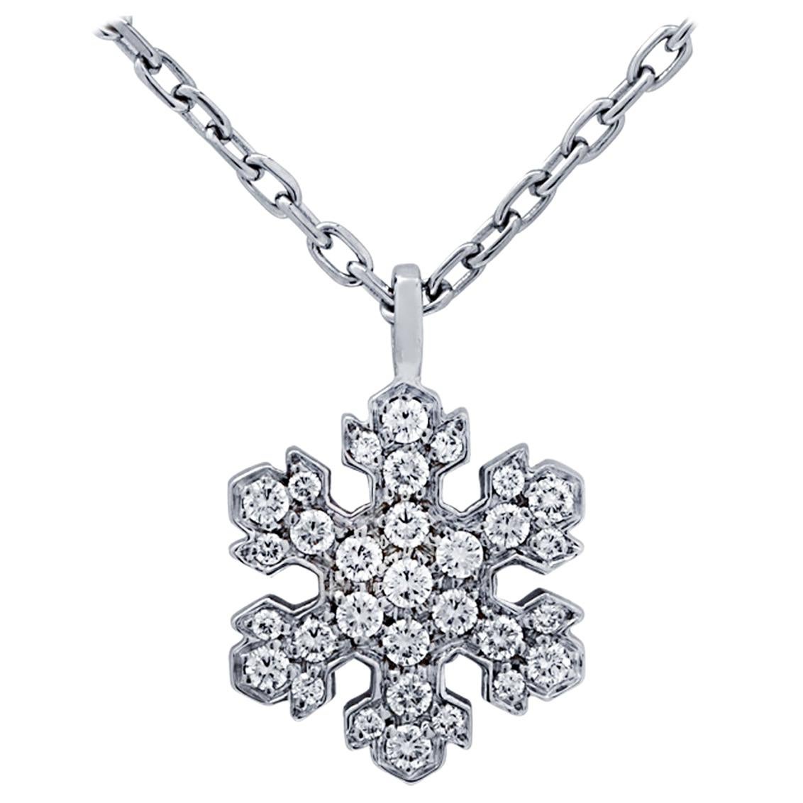 Bvlgari Fiocco di Neve Snowflake Diamond Necklace