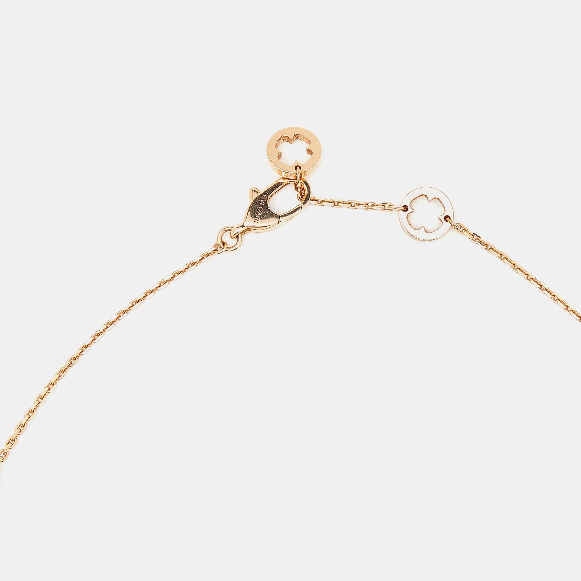 Women's Bvlgari Fiorever Diamonds 18k Rose Gold Necklace