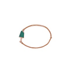 Bvlgari Gelati Diamond Malachite 18k Rose Gold Bracelet