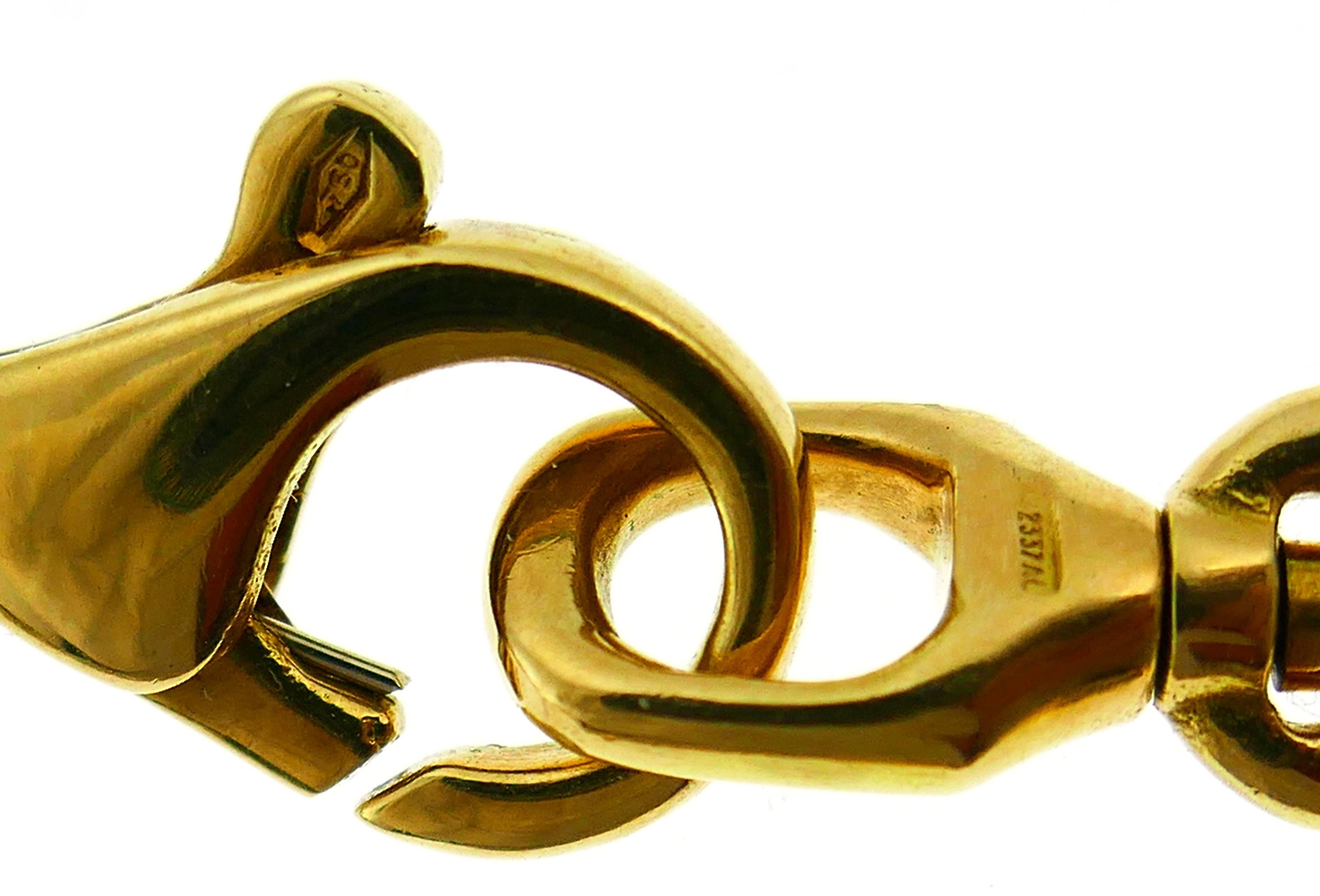 Bulgari Gems Yellow Gold Necklace Earrings Set 3