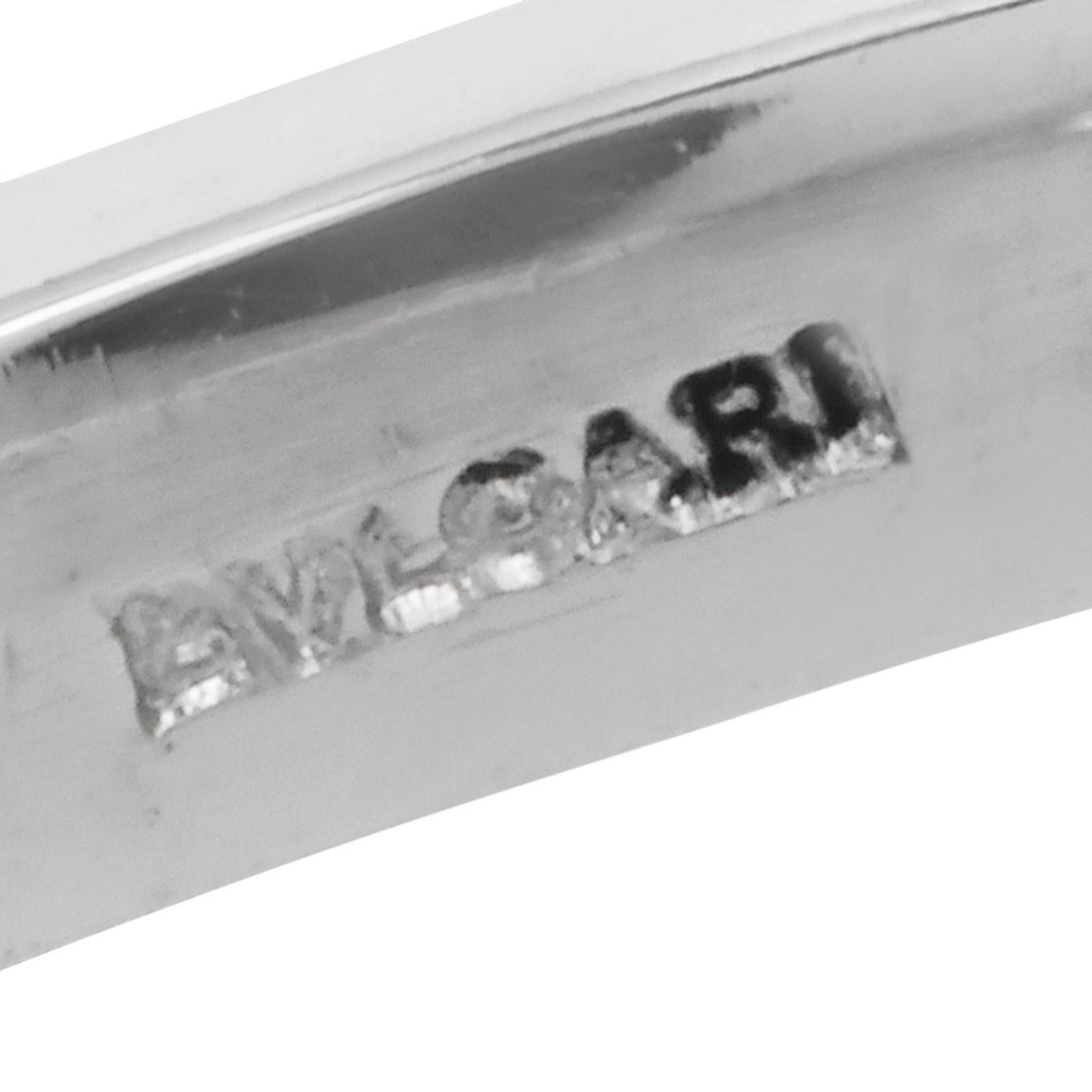 Bvlgari GIA Bague à trois pierres en saphir et diamant Bulgari en vente 5
