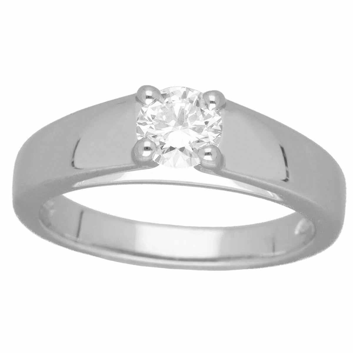 Brand:BVLGARI
Name:Glyph solitaire diamond ring
Material:1P diamond (D0.41ct F-VS1), PT950 platinum
Weight:7.3g（Approx)
Ring size(inch):British & Australian:J 1/2  /   US & Canada:4 3/4 /  French & Russian:49 /  German:15 3/4  /  Japanese: 9 