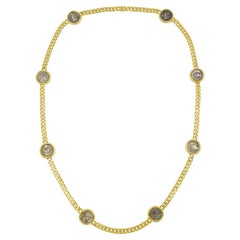 Bvlgari Gold and Coin Long-Chain 'Monete' Necklace