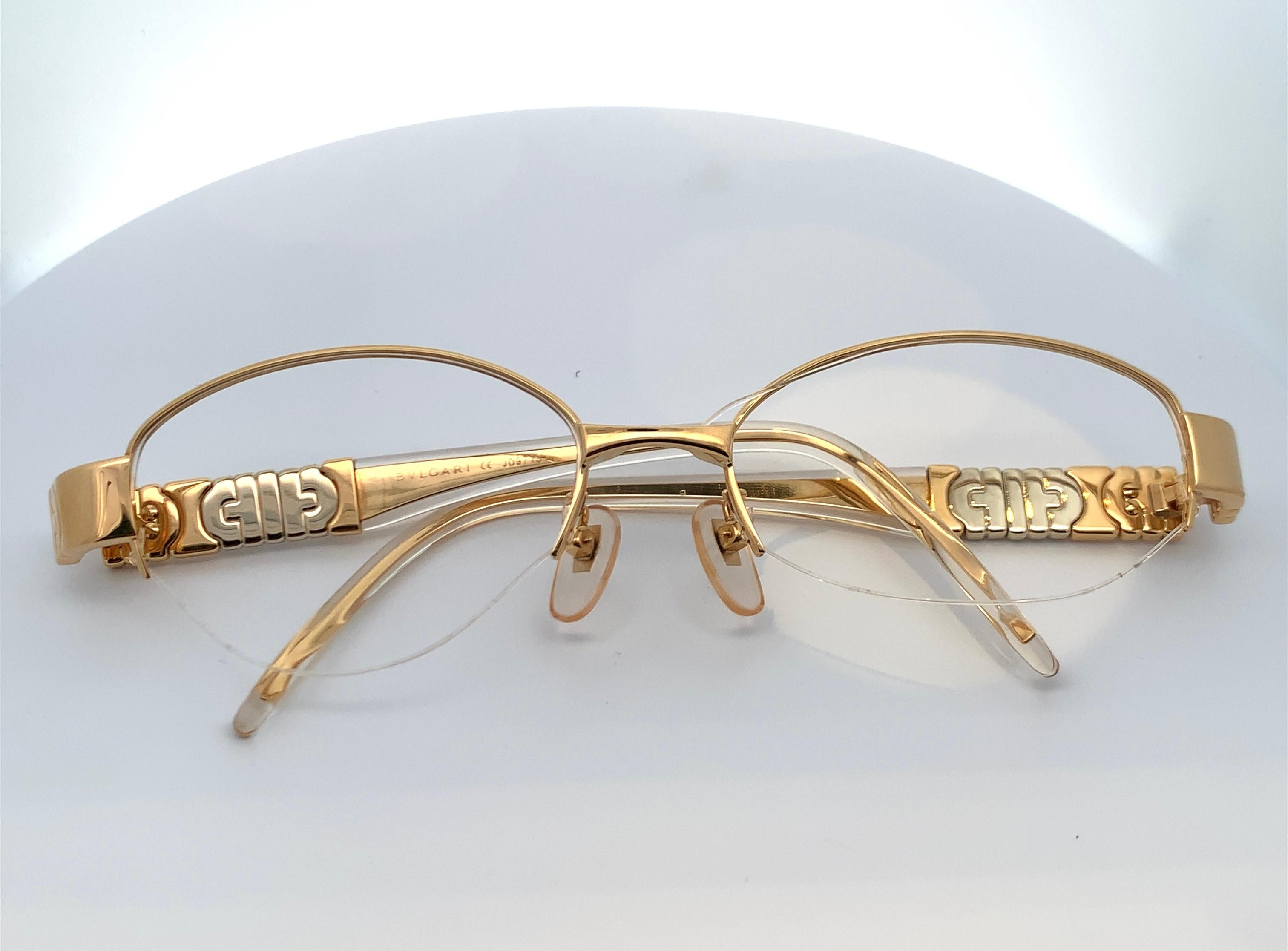 Bvlgari-Gläser aus Gold und Diamanten im Angebot 2