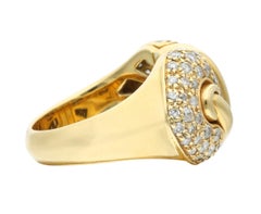 Bvlgari Gold and Diamond Ring