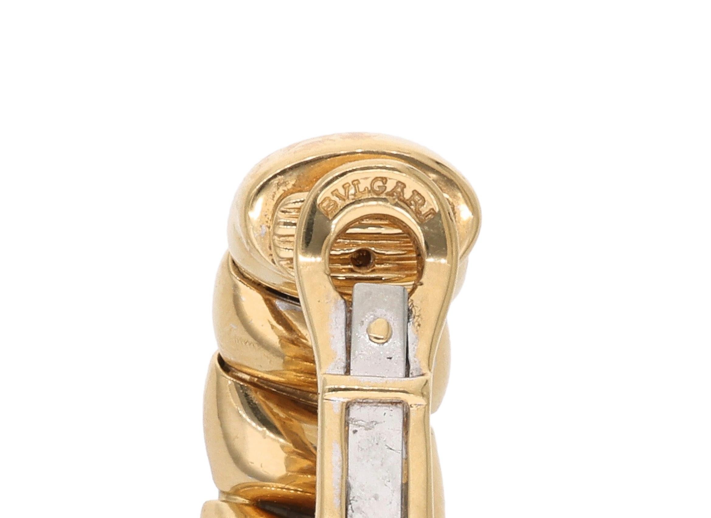 De las mujeres Pendientes de aro de oro y oro blanco de Bvlgari en venta