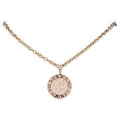 Used Bvlgari - Gold Bvlgari necklace with diamonds